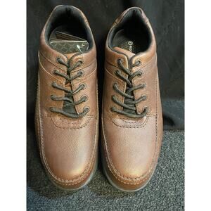 Rockport Works Men’s Brown Leather Steel Toe Casual Oxford 12EW RK6762